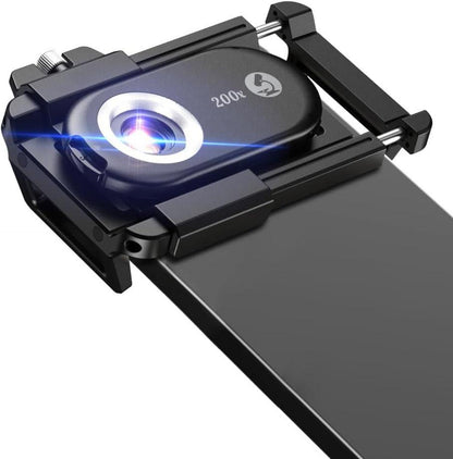 Mini-mikroskop für Smartphone-Kamera LED Beleuchtung 200-fache
