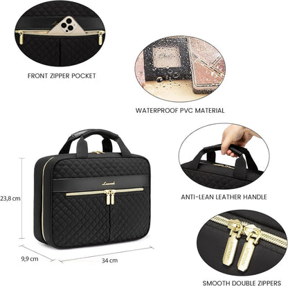 Kulturtasche zum Aufhängen Damen Herren, Große Reise