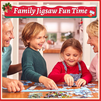 Weihnachts Puzzle Adventskalender 2026: 1008 Teile Familien