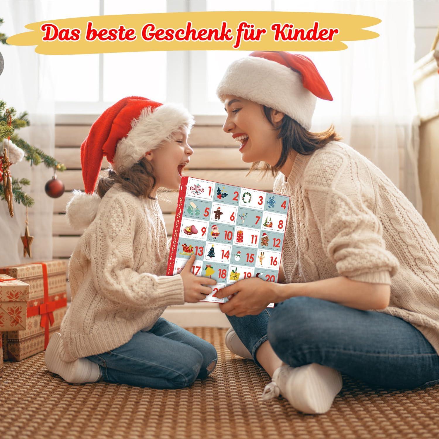 Dinosaurier Adventskalender 2024 mit 24 Dino Figuren für Kinder