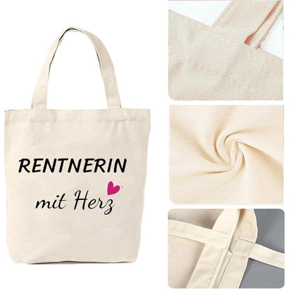 Rentnerin Tasche und Schlüsselanhänger Set - Ruhestand