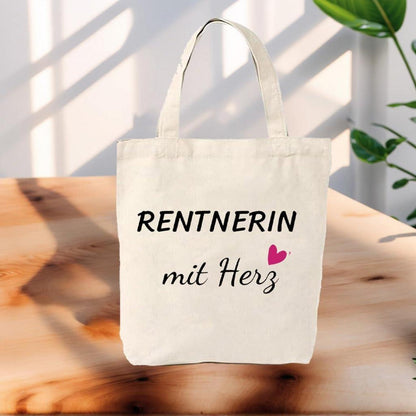 Rentnerin Tasche und Schlüsselanhänger Set - Ruhestand