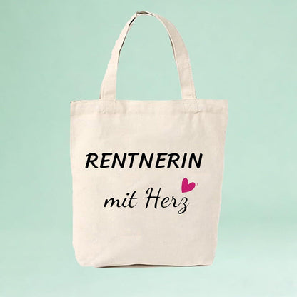 Rentnerin Tasche und Schlüsselanhänger Set - Ruhestand