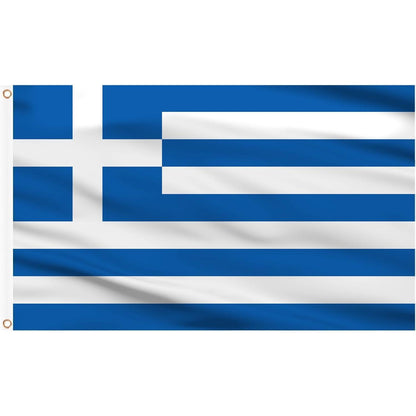 Griechenland Flagge 90x150cm – Griechische Fahne mit Ösen