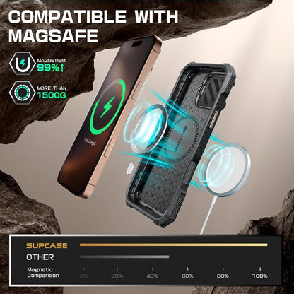 iPhone 16 Pro Max Hülle mit MagSafe & Kameraschutz Rotgold