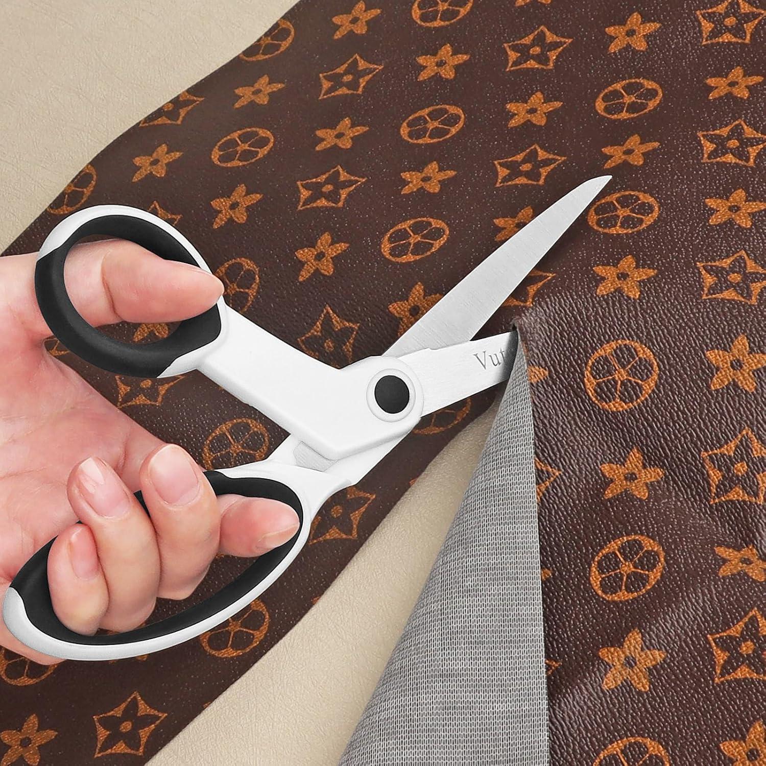 Stoffschere Linkshänder 2-teiliges 8-Zoll-Edelstahl-Scheren-Set weiche