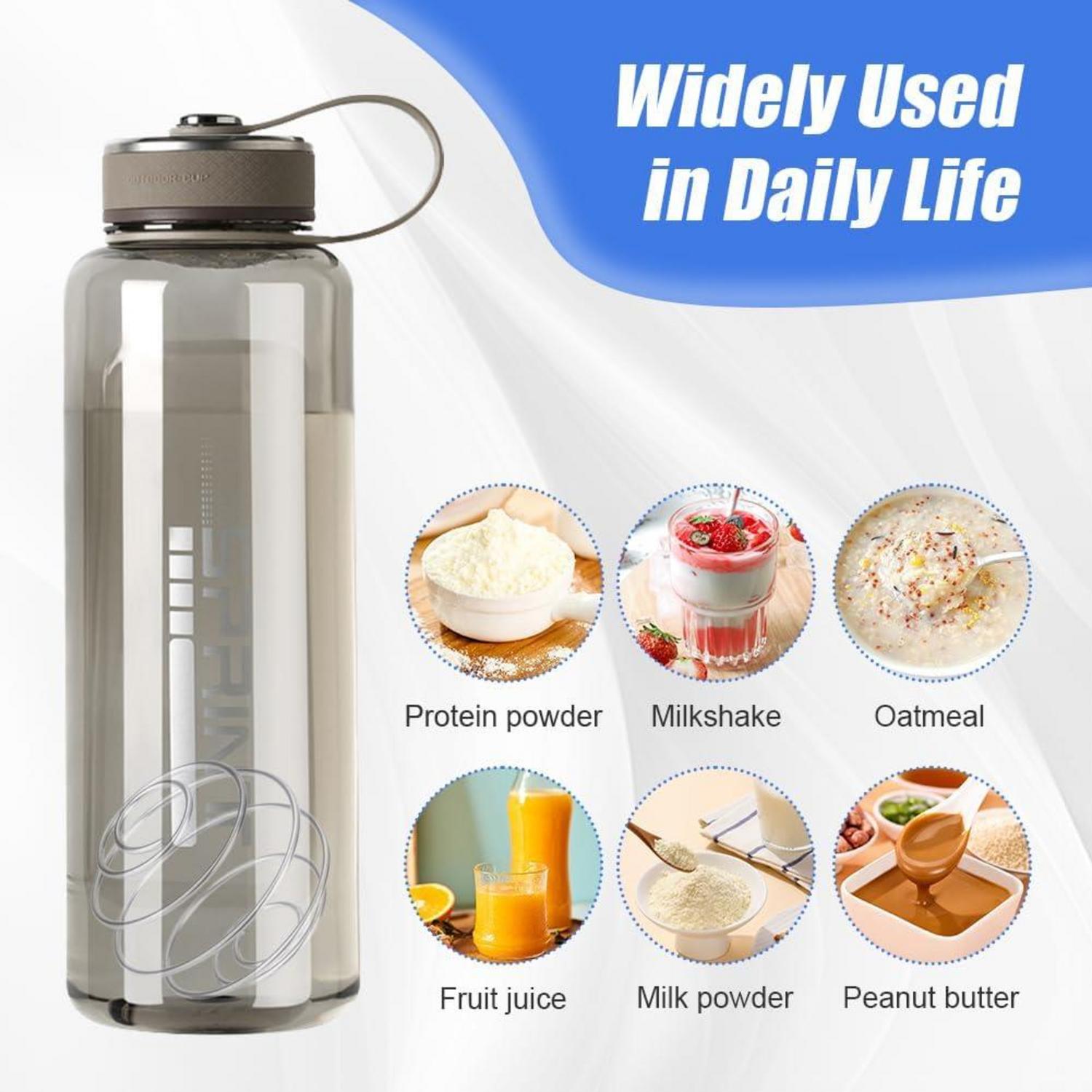 Edelstahl Shaker Kugel Protein Mixer Flaschenball Mixing Bottle Whisk