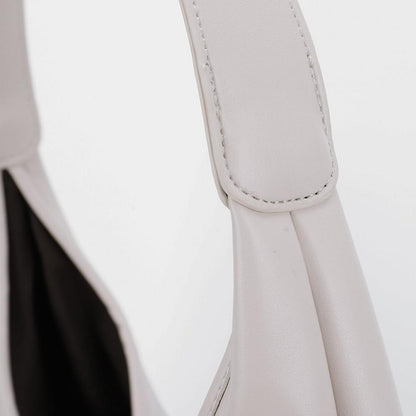 Große Handtasche Damen Weiches Leder Tote Shopper Schultertasche Grau