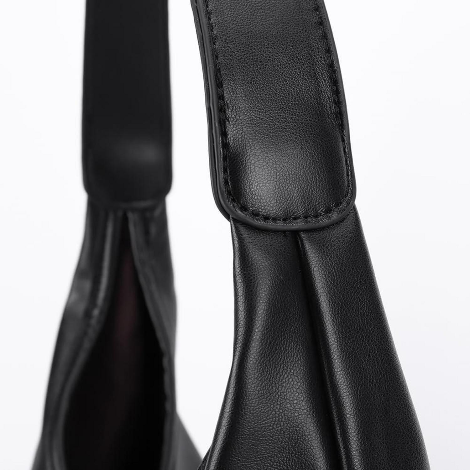 Große Tote Bag Damen Schultertasche Hobo Umhängetasche Schwarz0