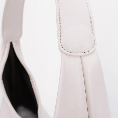 Große Weiche Leder Handtasche mit Geldbörse Beige