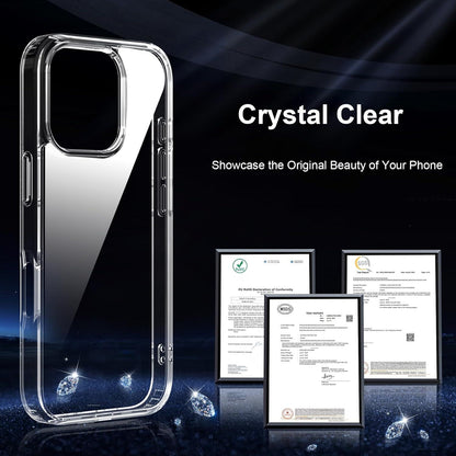 QHOHQ 5-in-1-Set iPhone 16 Pro Hülle Schutzfolie Kamera Schutzhülle 6,3 Zoll
