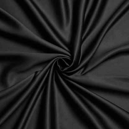 Bambus Sommerbettwäsche 220x240cm Schwarz Atmungsaktiv