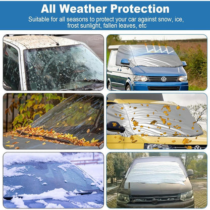 Frontscheibenabdeckung VW T5 Transporter | Sonnenschutz Eis Schnee Frost