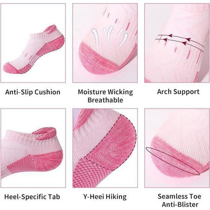Sportsocken Damen 6er Pack – Atmungsaktiv & Gepolstert (35-42)