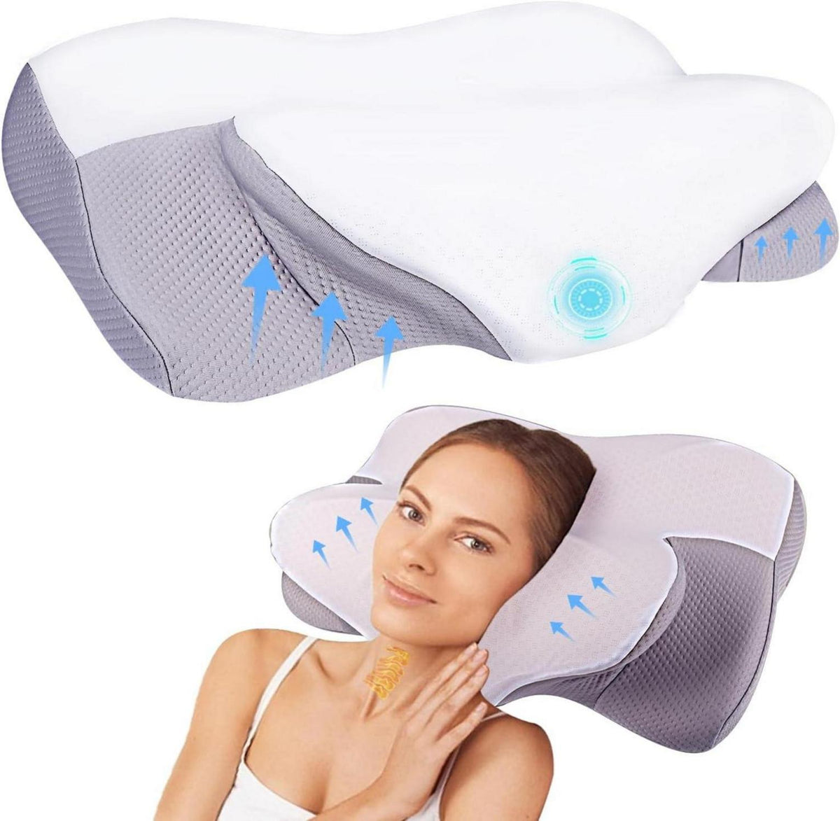 Ergonomisches Memory Foam Nackenstützkissen
