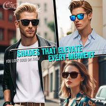 CGID Sonnenbrille Polarisiert Al-Mg Metallrahmen UV400