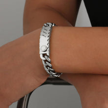 Herren Armband Löwe Kopf Verschluss 18K Gold beschichtet