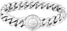 12mm Herren Armband mit Löwe Kopf/Totenkopf Verschluss, 18K Gold