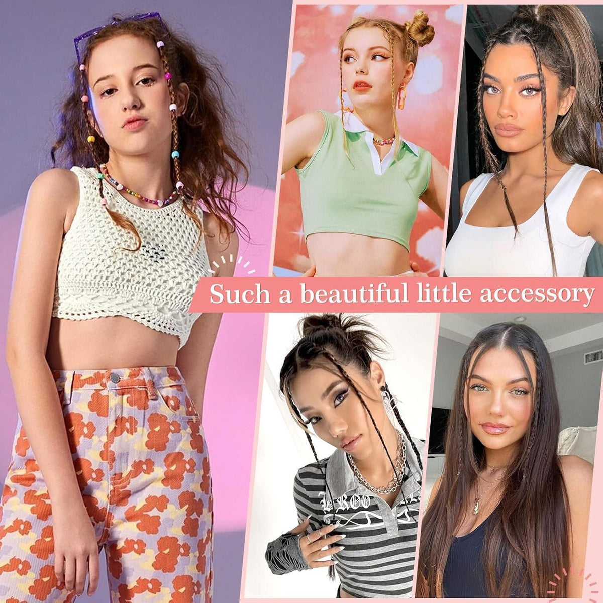 4 Zopfverlängerungen 35cm Aschbraun – Clip-in Haarteile