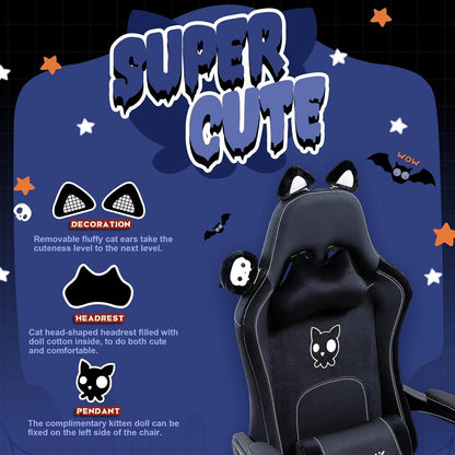 Dowinx Gaming Stuhl - Süße Katze Edition mit Hoher