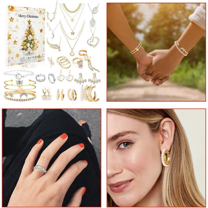 Schmuck Adventskalender 2026 für Damen & Teenager mit 24 Überraschungen