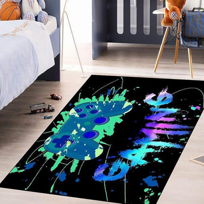 Gaming Teppich 100x150 cm – Rutschfest & Waschbar für Gamer Zimmer