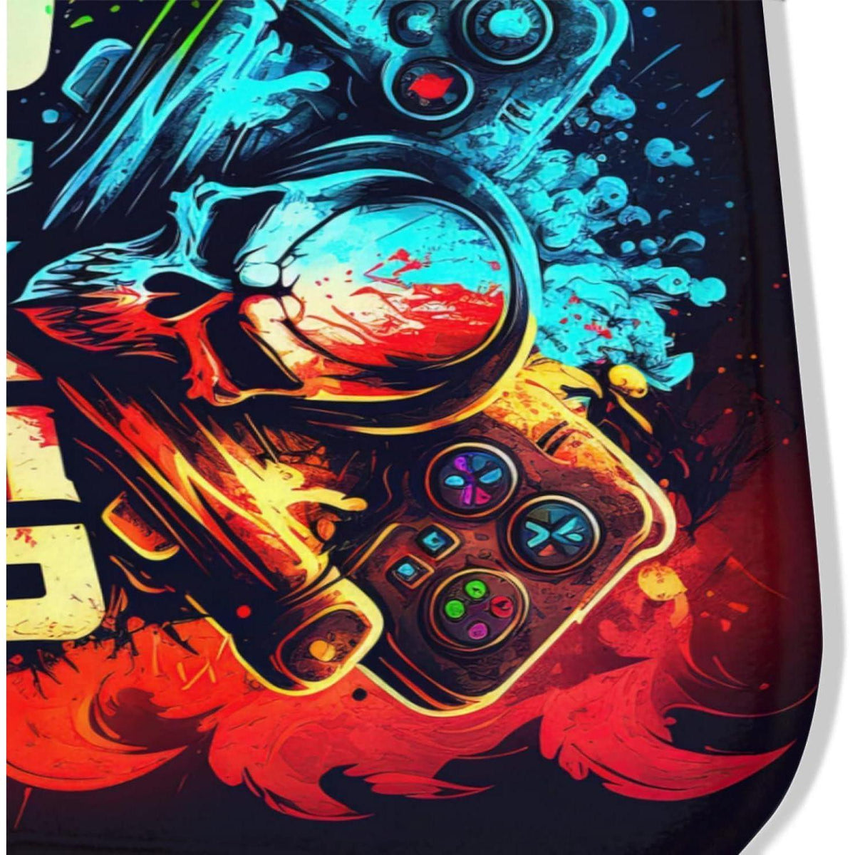 3D Gaming Teppich 120x160 cm - Rutschfest & Waschbar