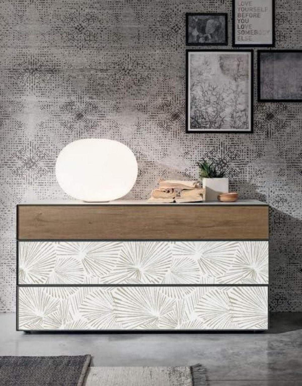 Selbstklebende Beige Linie Tapete 44x300cm wasserfest Vinyl Möbelfolie