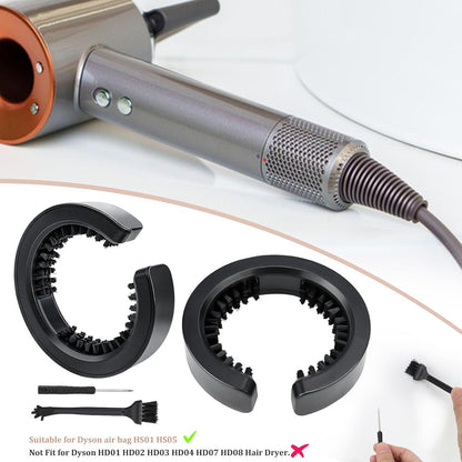 Filter Reinigungsbürste für Dyson Supersonic Haartrockner - 2 Aufsätze