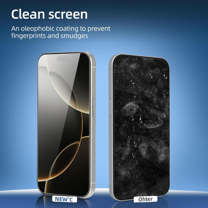 Panzer Schutz Glas für iPhone 16 Pro Max 6,9 Zoll 3 Stück HD Displayschutzfolie