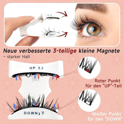Magnetische Wimpern ohne Kleber – Natural Look mit Applikator