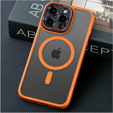 iPhone 16 Pro Max Hülle Magsafe Militärschutz Kameraschutz Orange