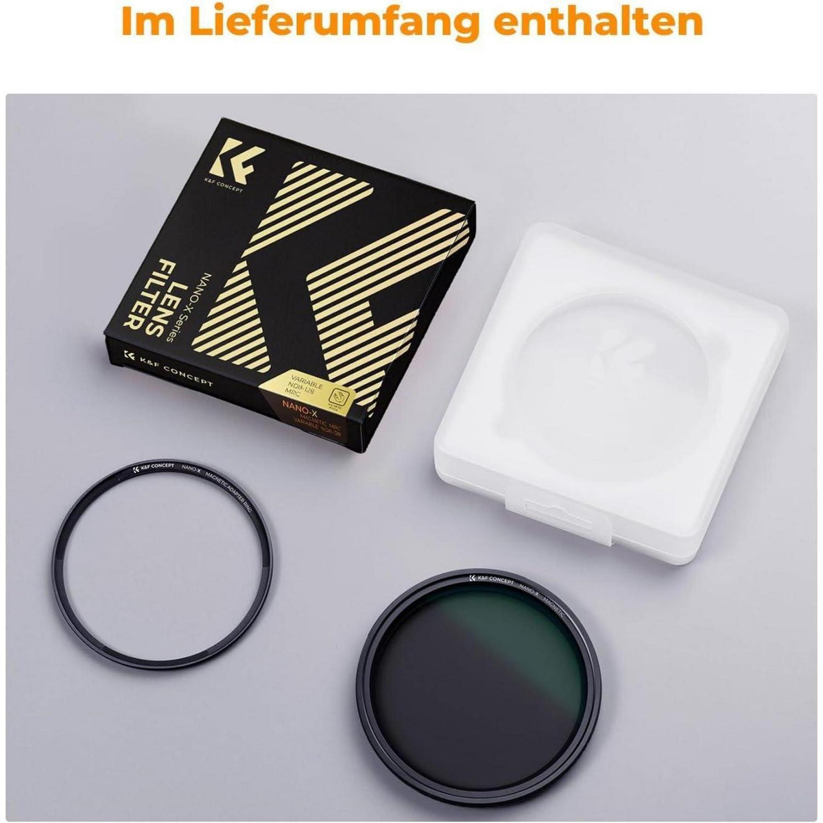 Magnetischer variabler Graufilter ND8-128 (3-7 Stop)
