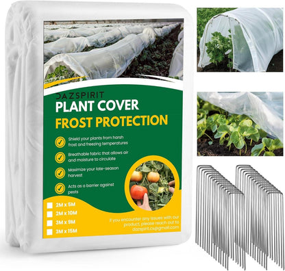 Wintervlies Pflanzen Frostschutz Erdnägeln 30 Stück 3x15m