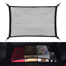 Kofferraumnetz Auto 80x100cm – Elastisches Gepäcknetz mit 4 Haken