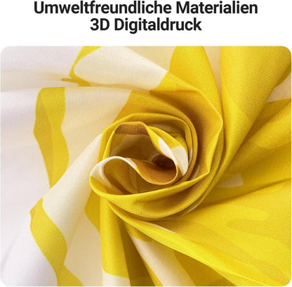 Duschvorhang Zitrone Blatt Antischimmel 240x200cm wasserabweisend