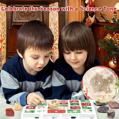 Kristall Adventskalender 2026 mit Natürlichen Edelsteinen