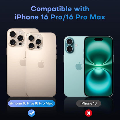 OMOTON Kamera Objektivschutz für iPhone 16 Pro/16 Pro Max