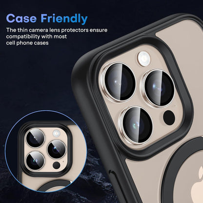 OMOTON Kamera Objektivschutz für iPhone 16 Pro/16 Pro Max