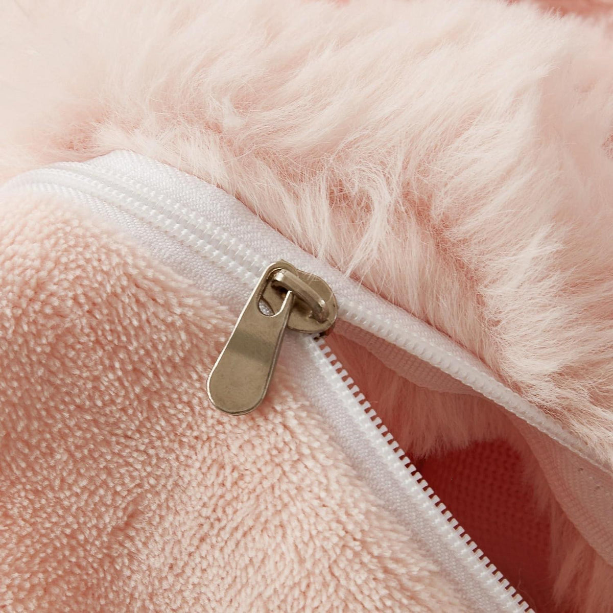 Plüsch Bettwäsche Set 200x200 Rosa - Winterwarm & Kuschelig