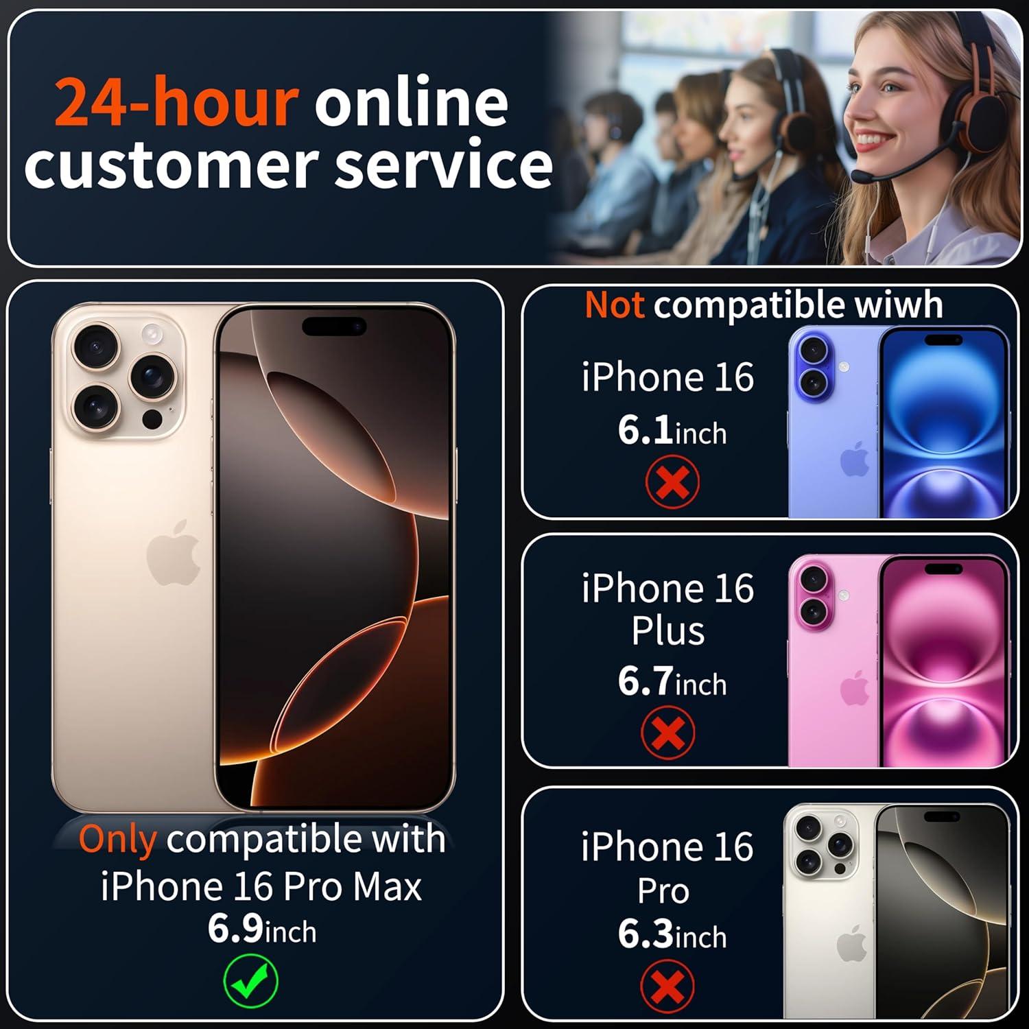 Panzerglas iPhone 16 Pro Max 6.9 Zoll Displayschutzfolie