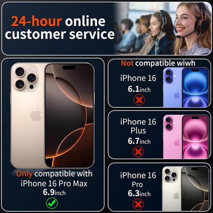 Panzerglas iPhone 16 Pro Max 6.9 Zoll Displayschutzfolie