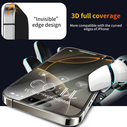 Tentoki Panzerglas für iPhone 16 Pro Schutzfolie 2×Kratzfest Militärischer Schutz Transparent