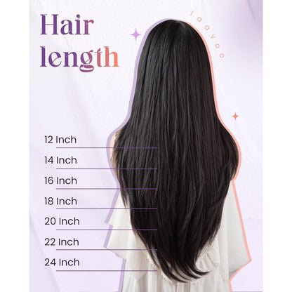 Echthaar Tressen Blond Remy 55cm - Haarverlängerung