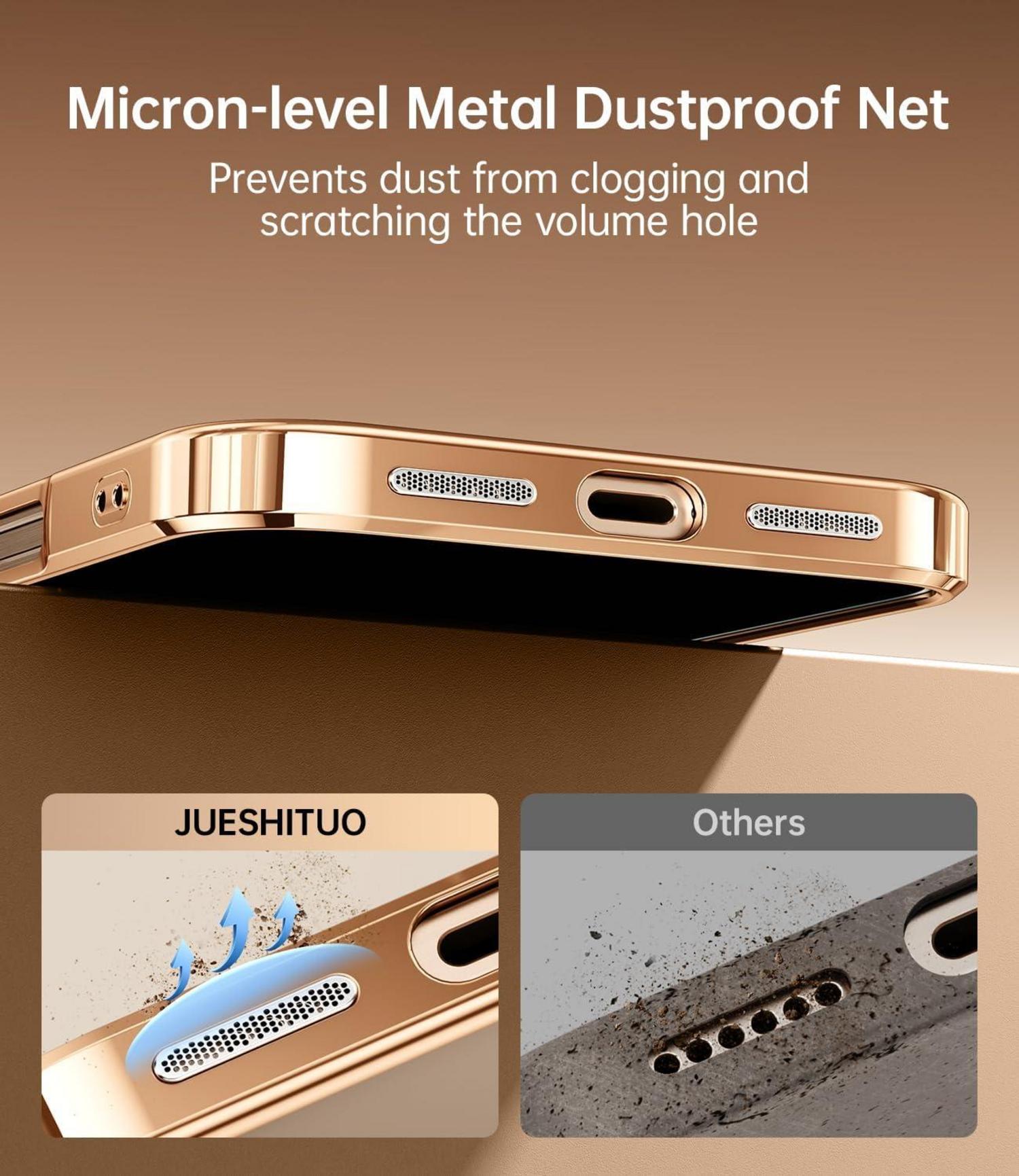 3-in-1 Hülle für iPhone 16 Pro Max mit 2 Schutzfolien militärischer
