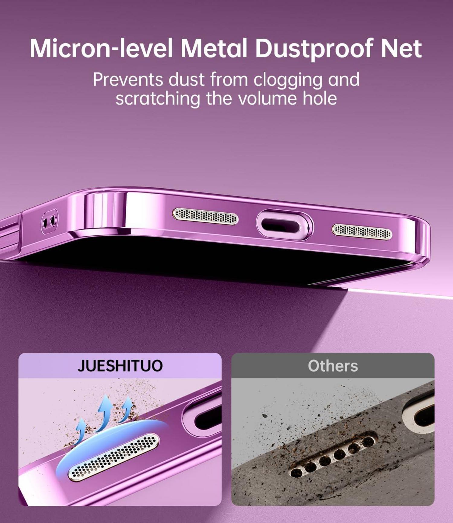 3-in-1 Hülle für iPhone 16 Plus Pink mit Schutzfolie Magnet