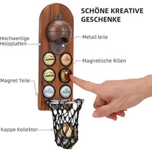 Flaschenöffner Wand mit auffangbehälter magnetisch