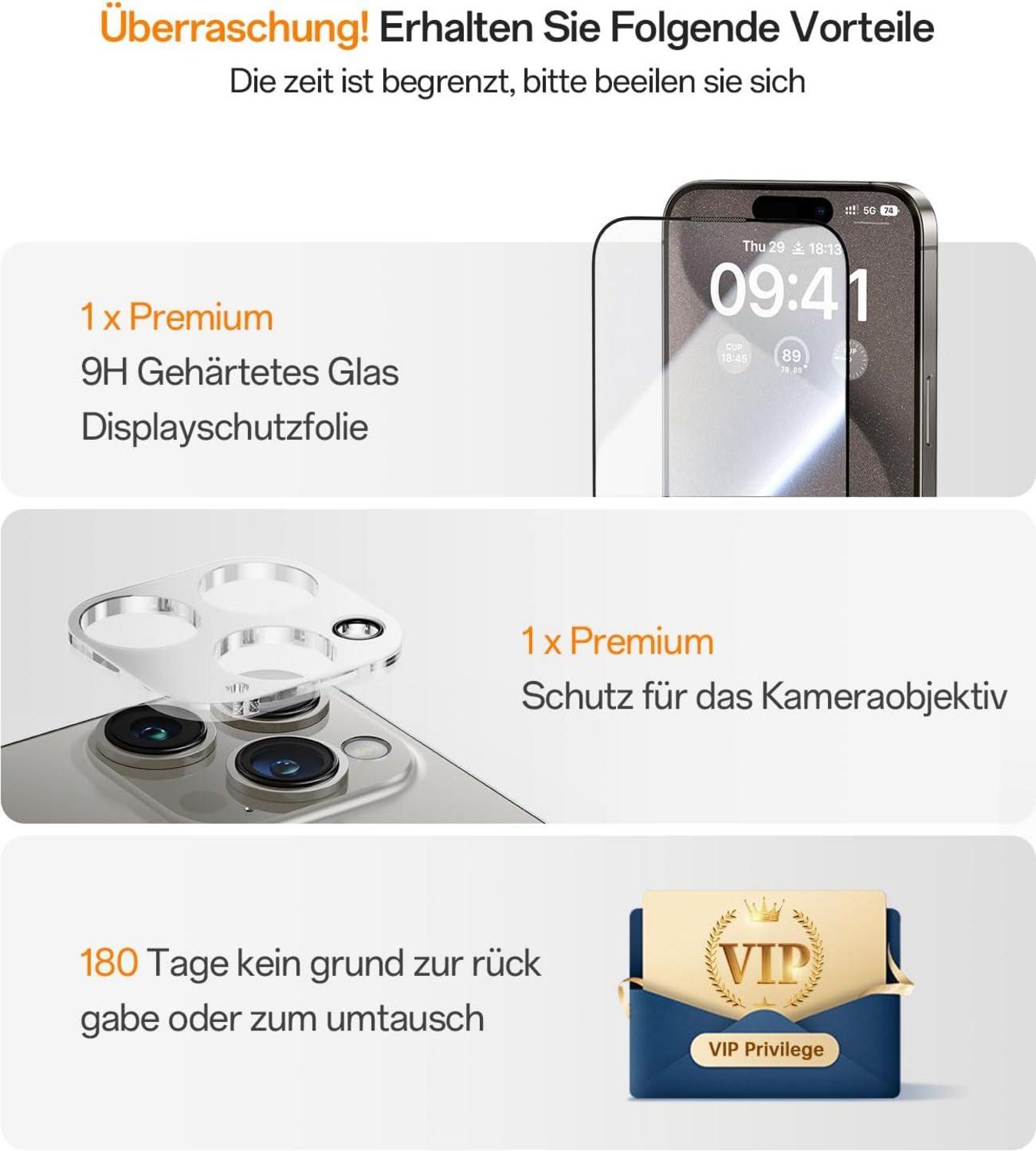 360° Magic Stand für iPhone 16 Pro Hülle mit Magnet [Militärschutz] - Stoßfeste Schutzhülle MagSafe Pink