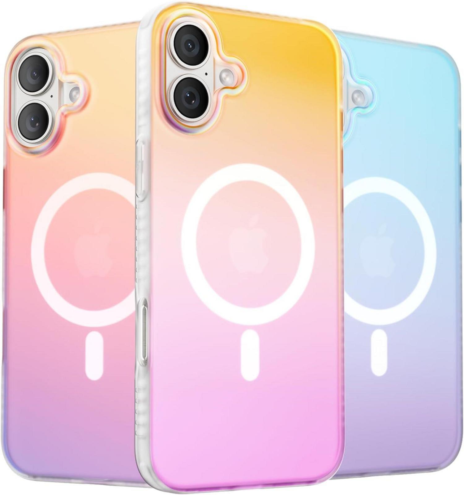 iPhone 16 Plus Hülle Farbverlauf Magsafe stoßfest kratzfest