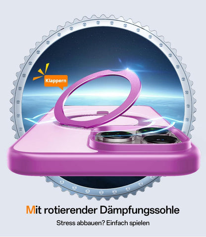 360° Magic Stand iPhone 16 Pro Max Hülle Militärschutz